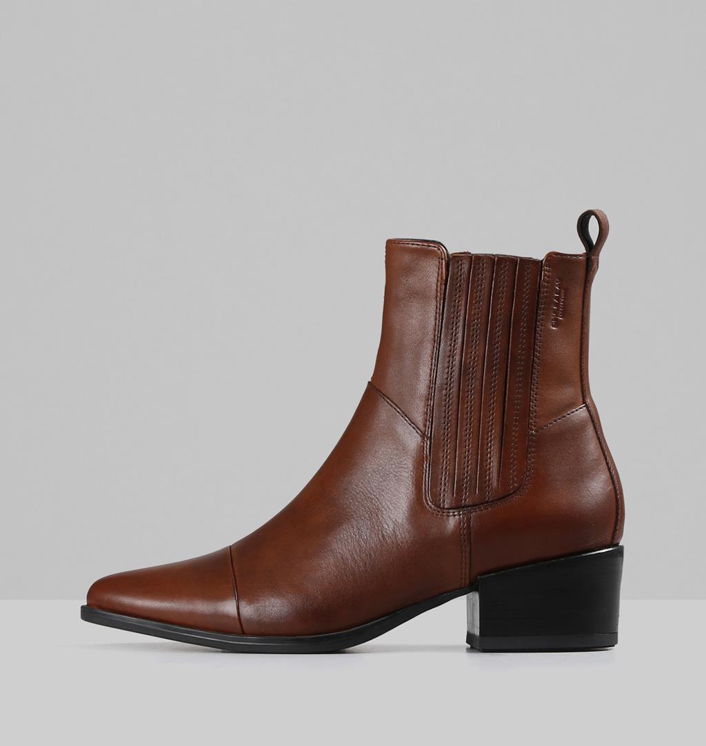 Marja Leather Boots - Brown - Vagabond