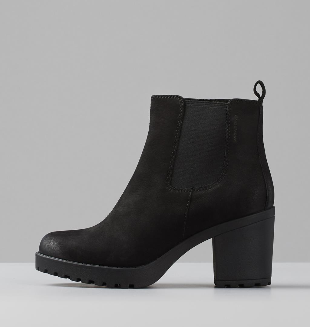 vagabond grace chunky leather ankle boot