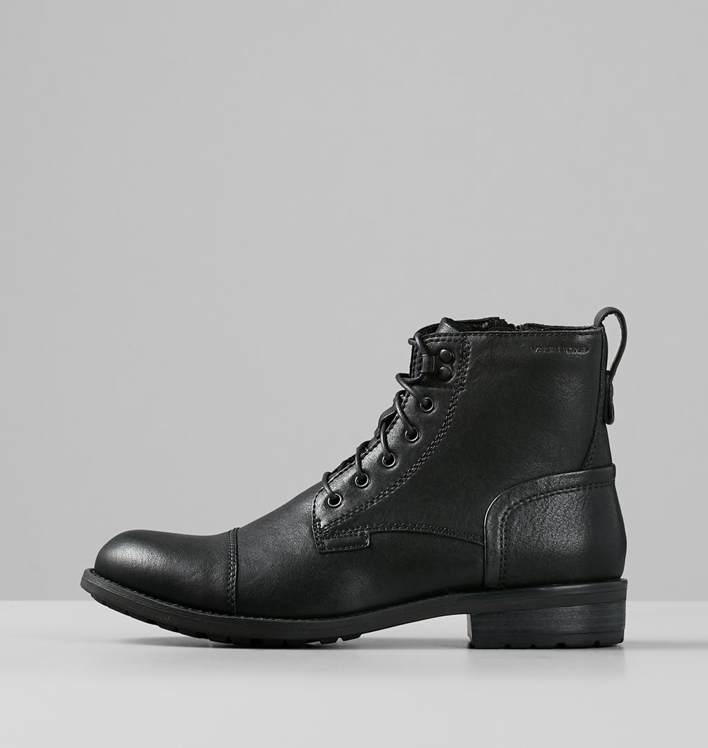 Lynnwood Leather Boots - Black - Vagabond
