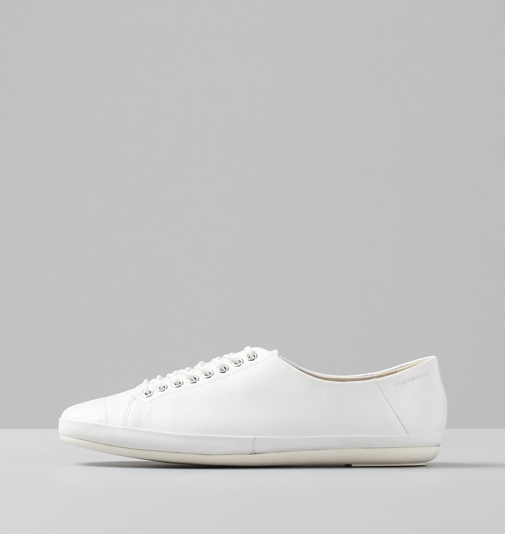 Rose Leather Sneakers - White - Vagabond