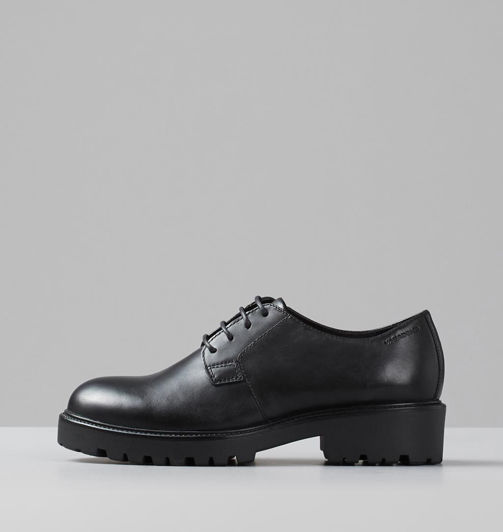 Kenova Leather Shoes - Black - Vagabond