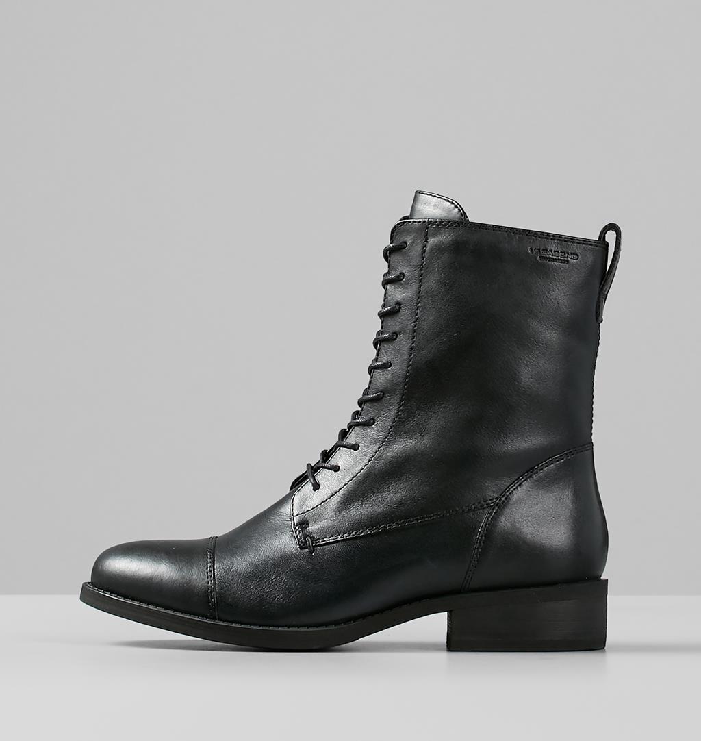 Cary Leather Boots - Black - Vagabond