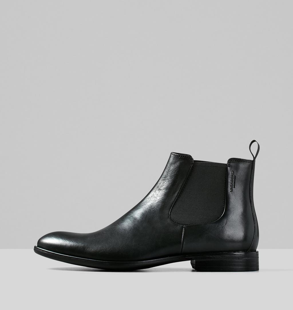Harvey Leather Boots - Black - Vagabond
