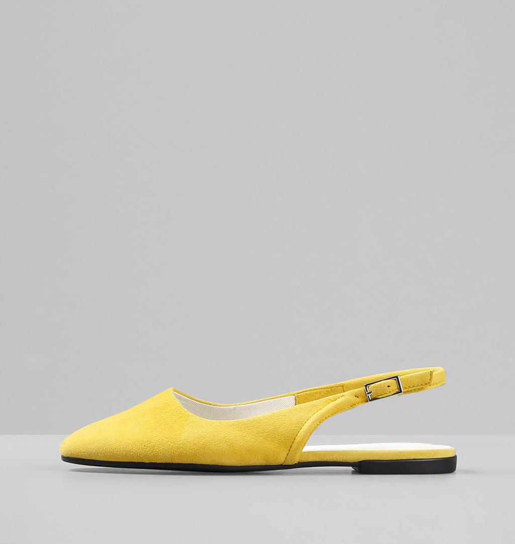Yellow Slingback Flats Store, 56% OFF 