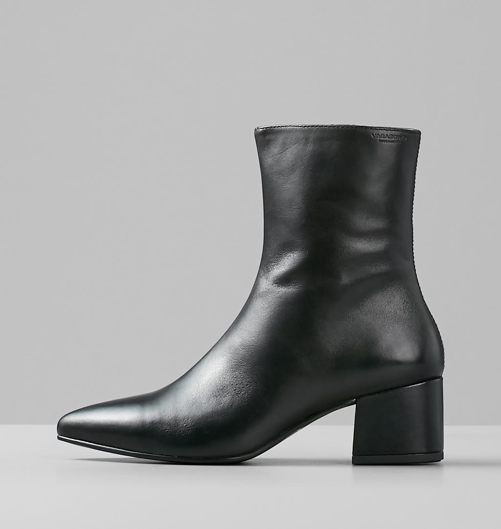 Mya Leather Boots - Black - Vagabond