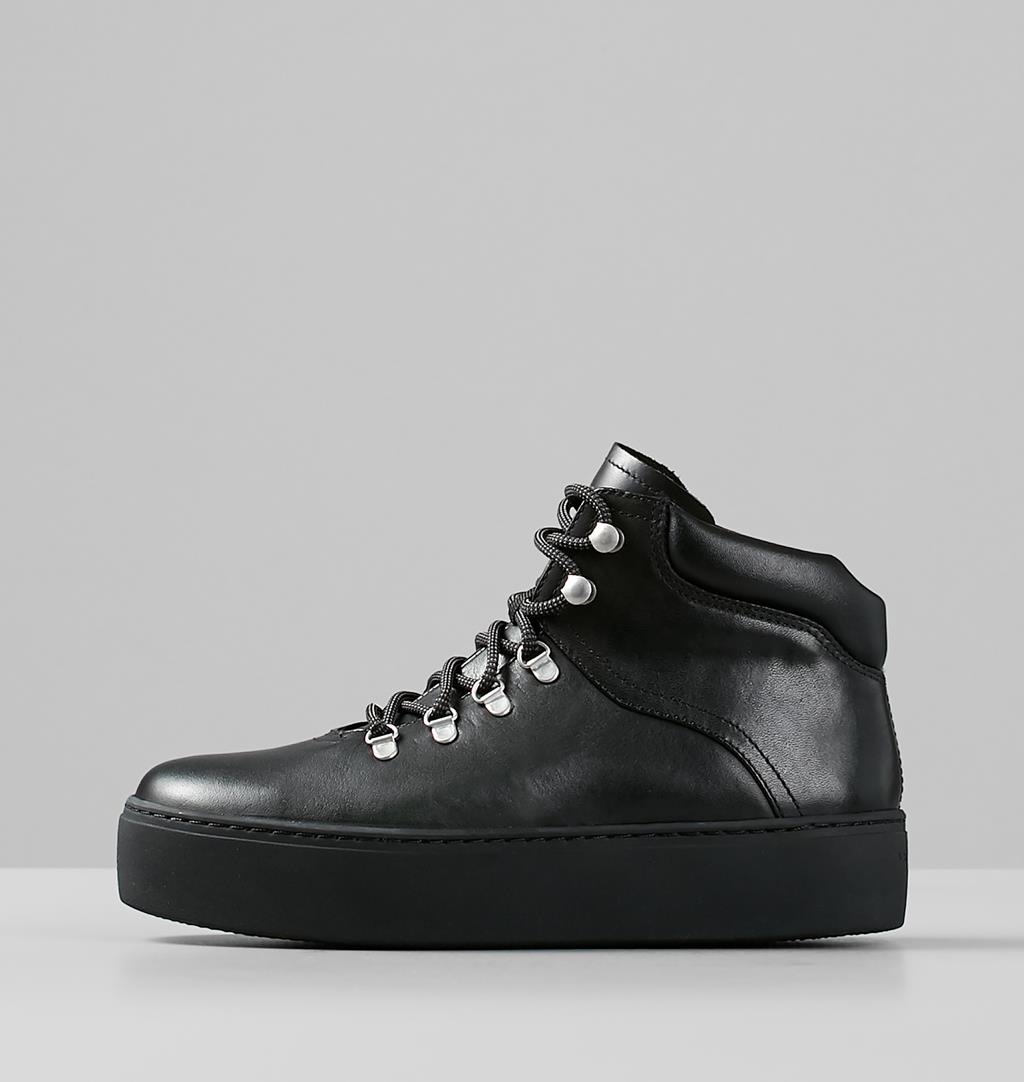 Jessie Leather Boots - Black - Vagabond
