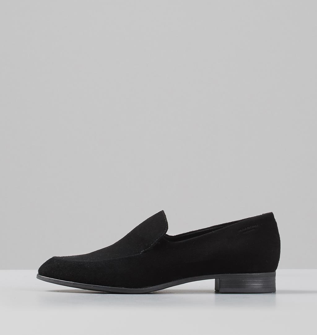 black suede shoes