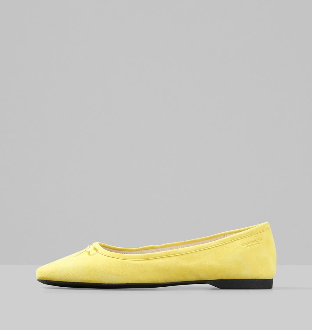 Maddie Suede Shoes - Yellow - Vagabond