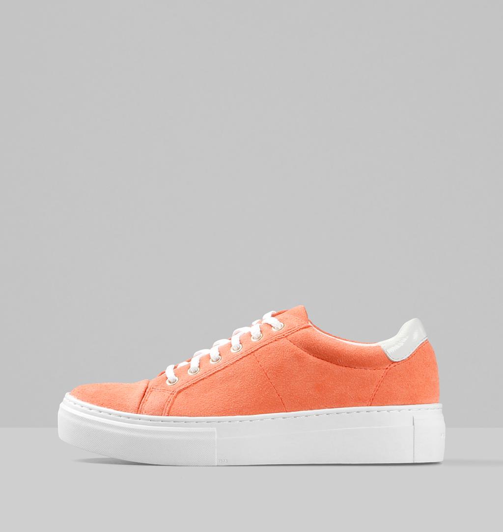Zoe platform Suede Shoes - Orange 