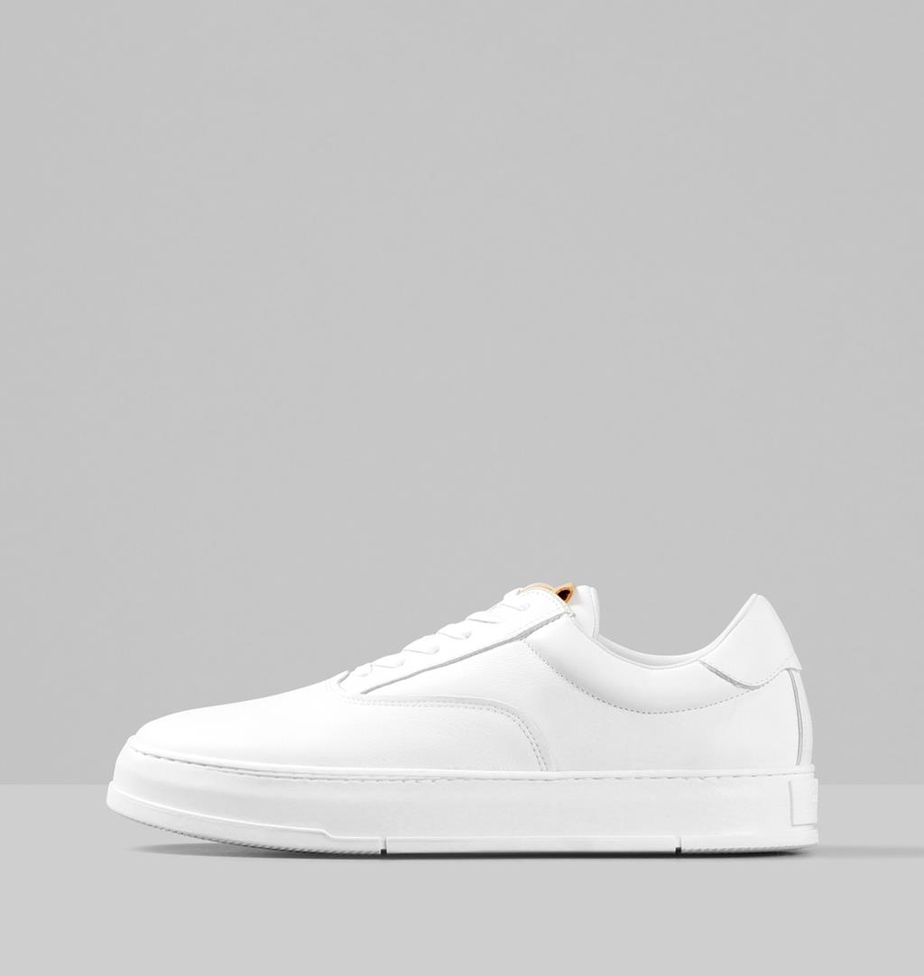 John Leather Sneakers - White - Vagabond