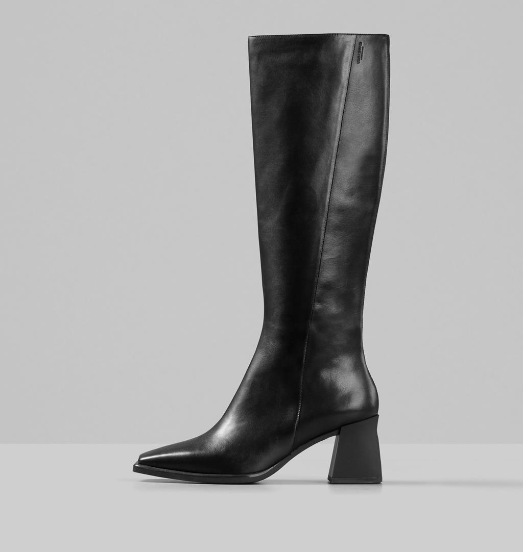 Hedda Leather Boots - Black - Vagabond