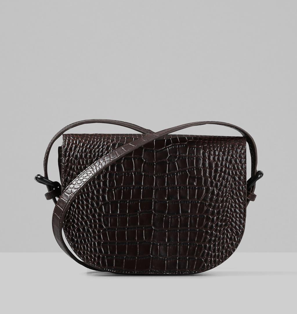 crocodile embossed leather handbags