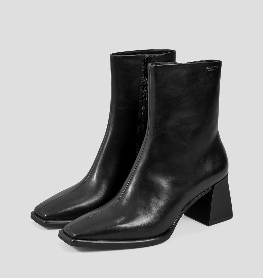 Hedda Leather Boots - Black - Vagabond