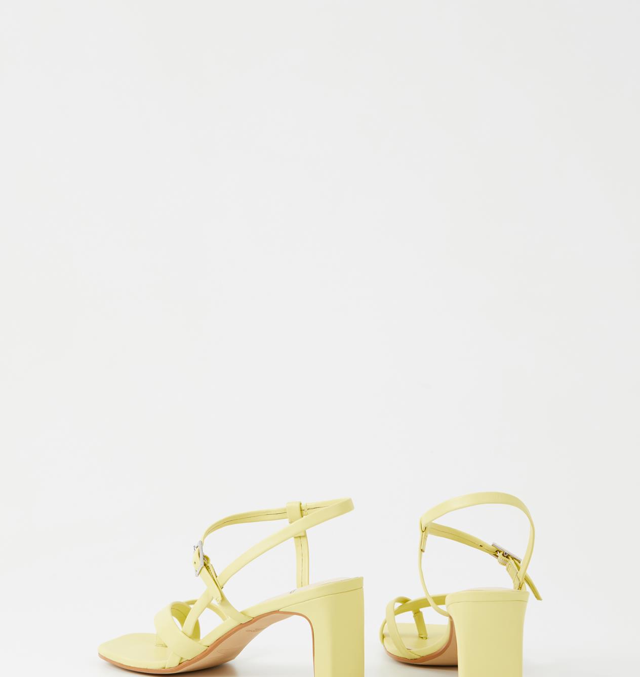 yellow leather sandals womens