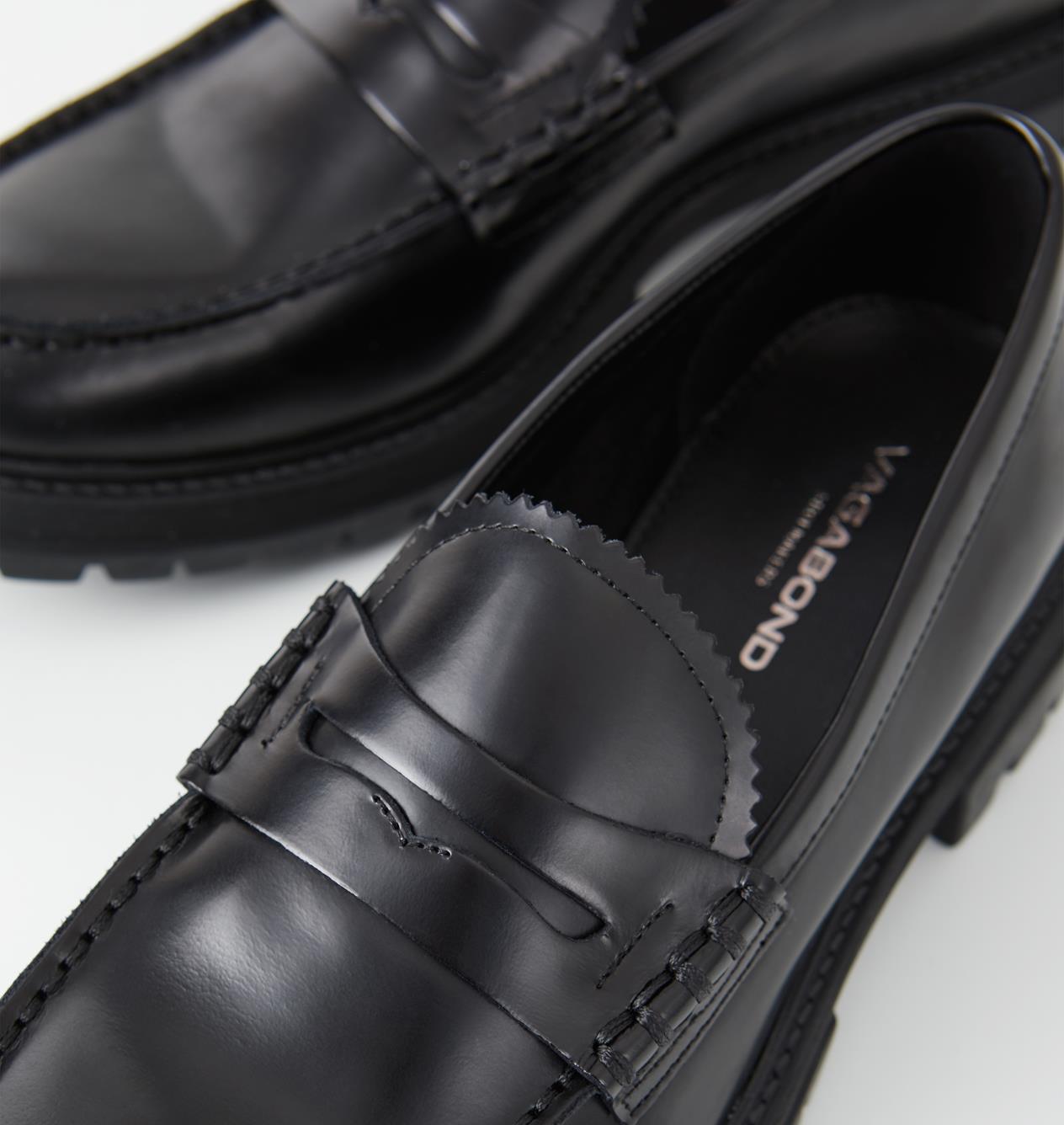 vagabond heeled loafers