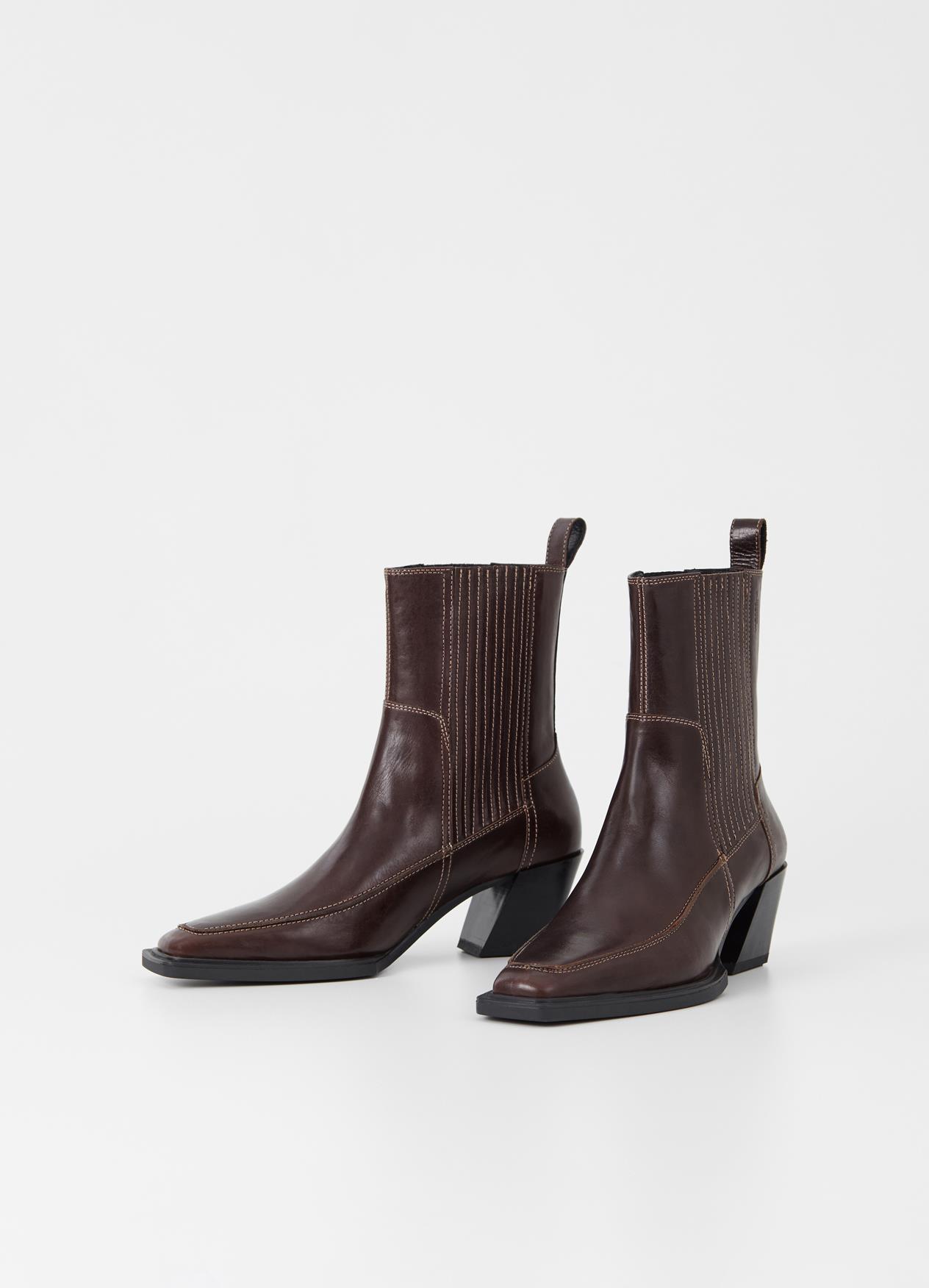 Alina - Dark brown Boots Woman | Vagabond
