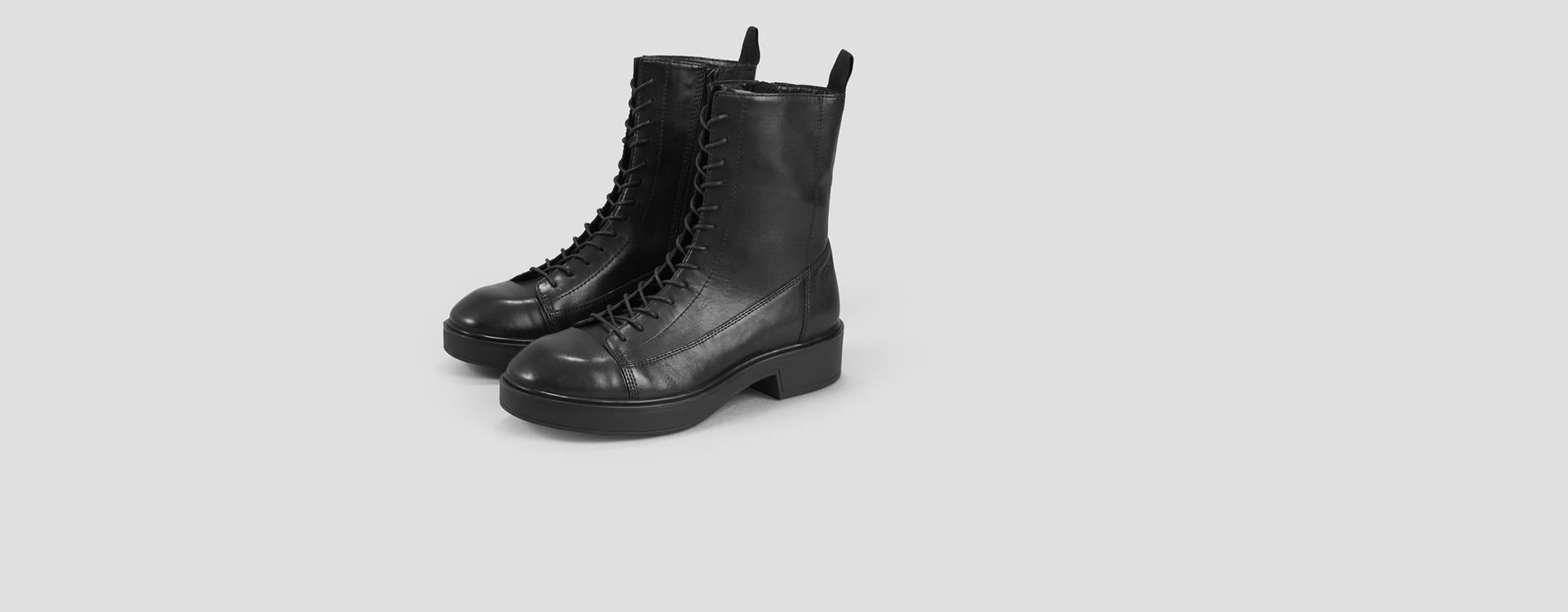 vagabond diane high boots black leather