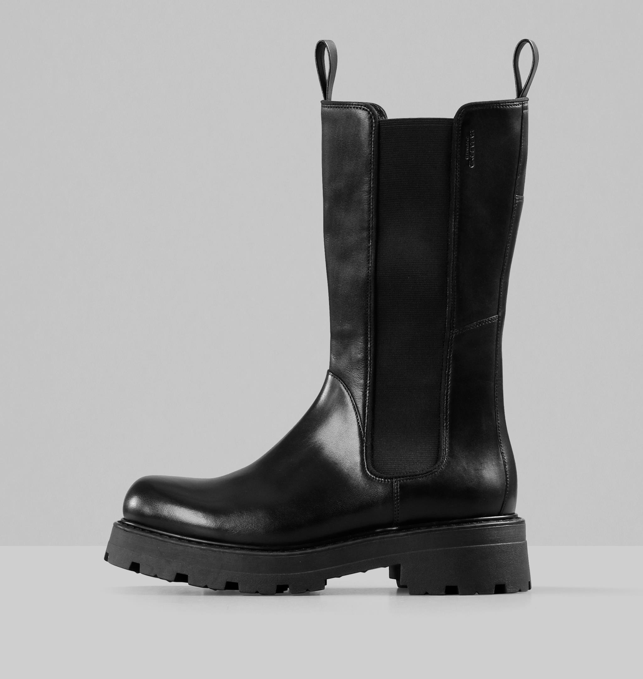 Cosmo 2.0 Leather Boots - Black - Vagabond