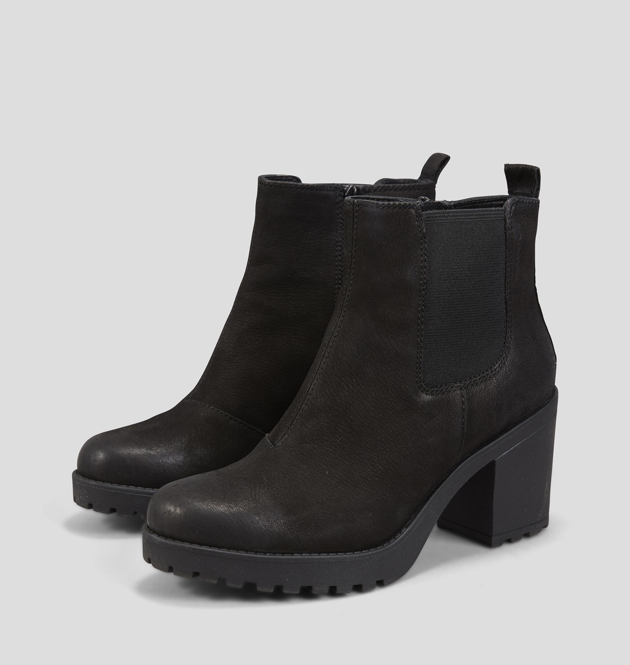 Grace Nubuck Boots - Black - Vagabond