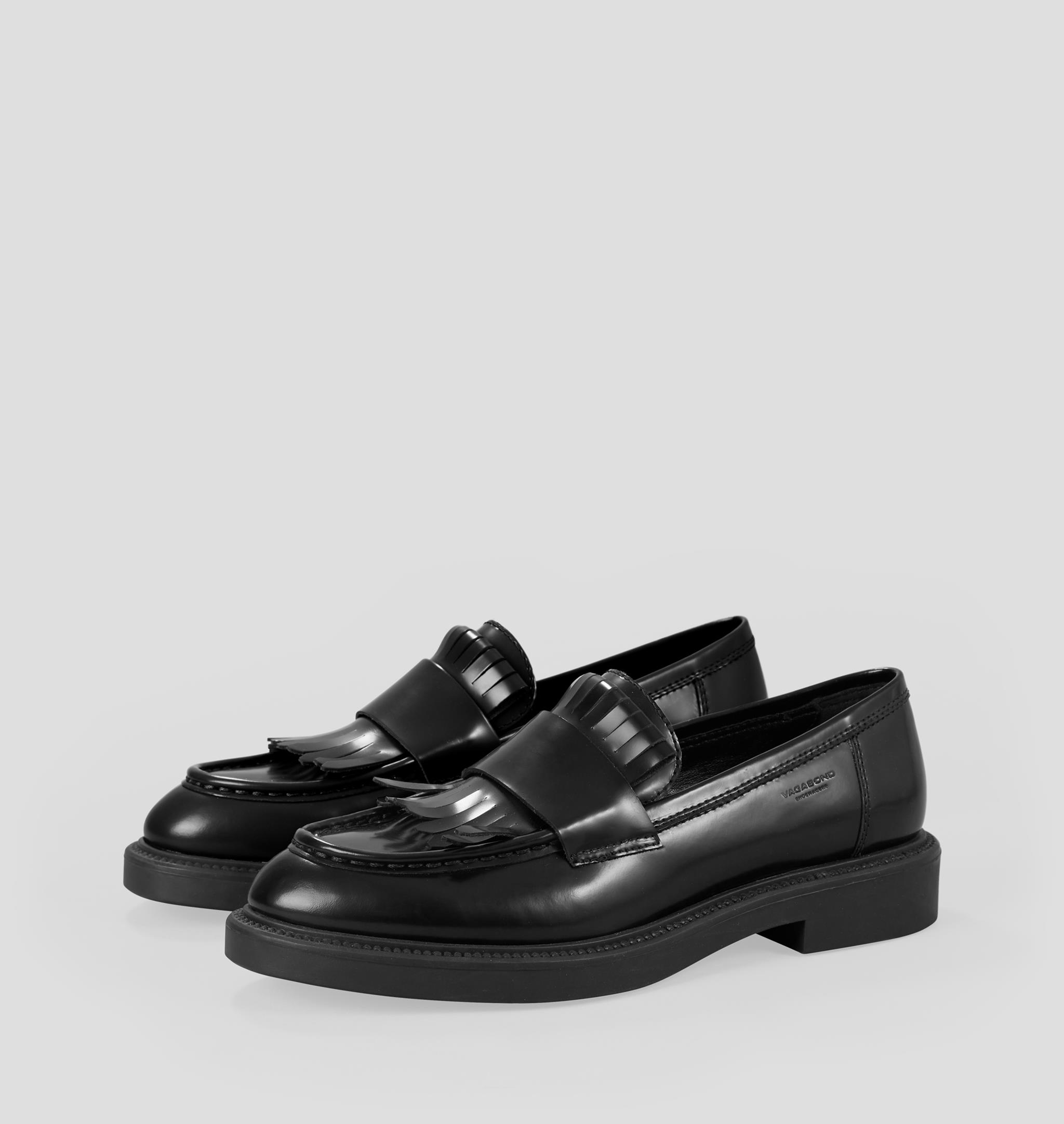 Alex w Polished leather Shoes - Black - Vagabond