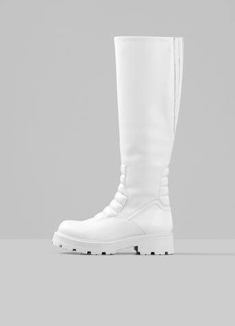off white tall boots