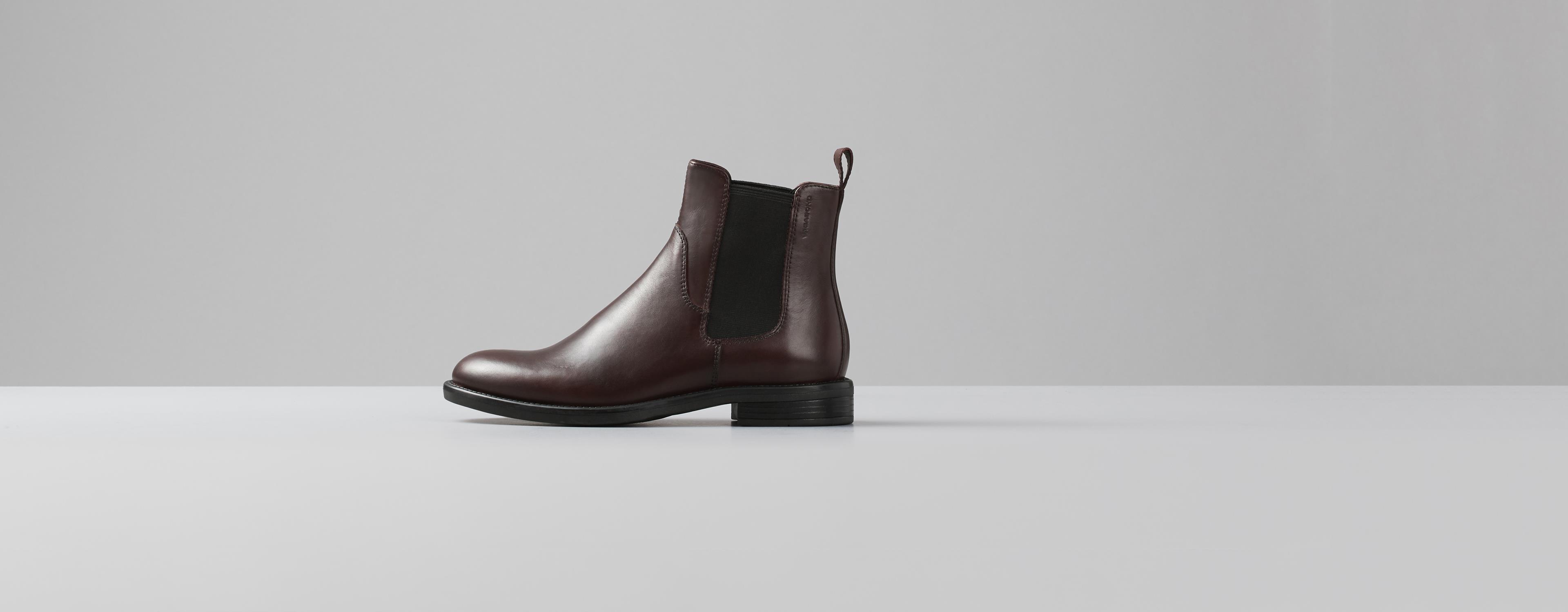 vagabond amina chelsea boots espresso leather