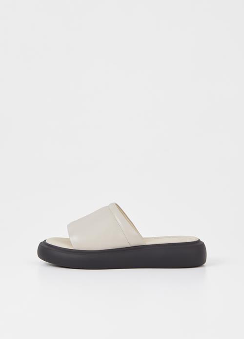 Vagabond - Women’s Slip-In Sandals | Black & White Slides | Vagabond