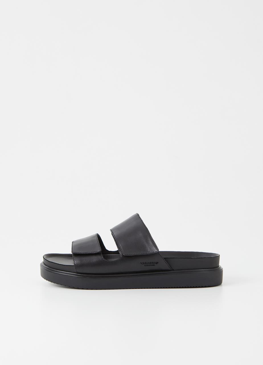 black chunky sandals from vegabond