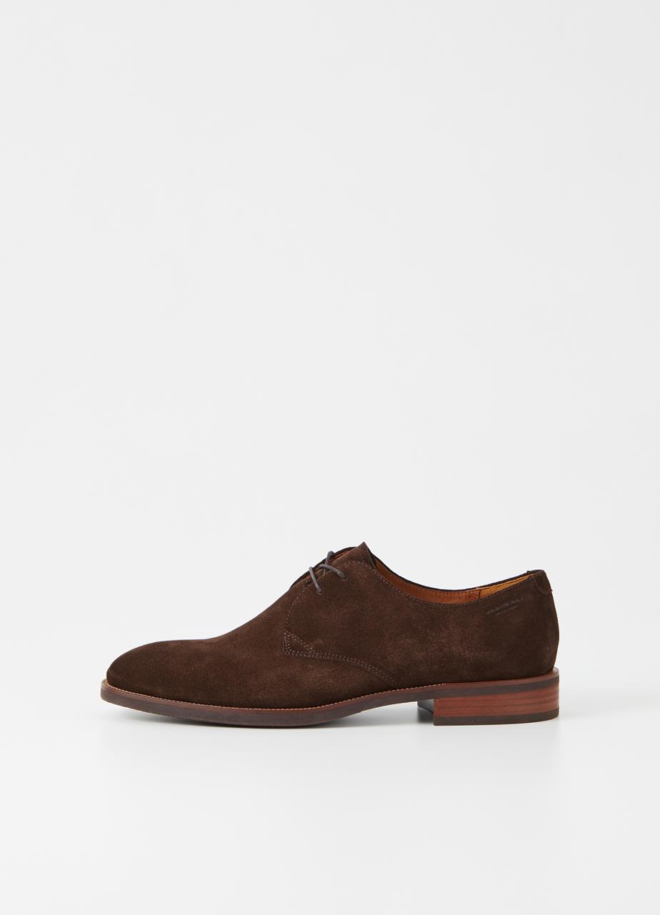 Loake Mojave Brown Suede Leather Mens Derby Shoes