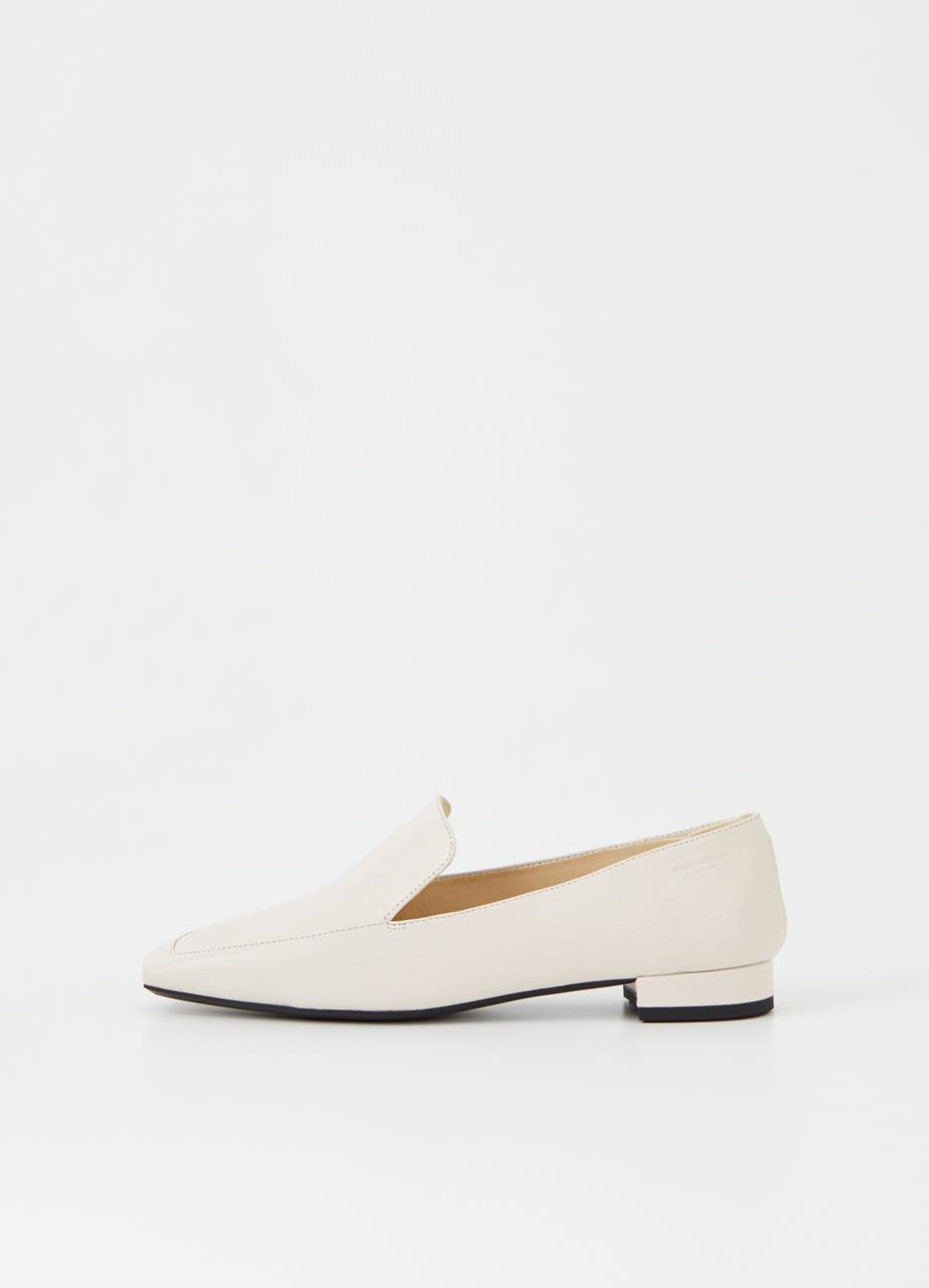 Layla Off White Goat Leather Loafer
