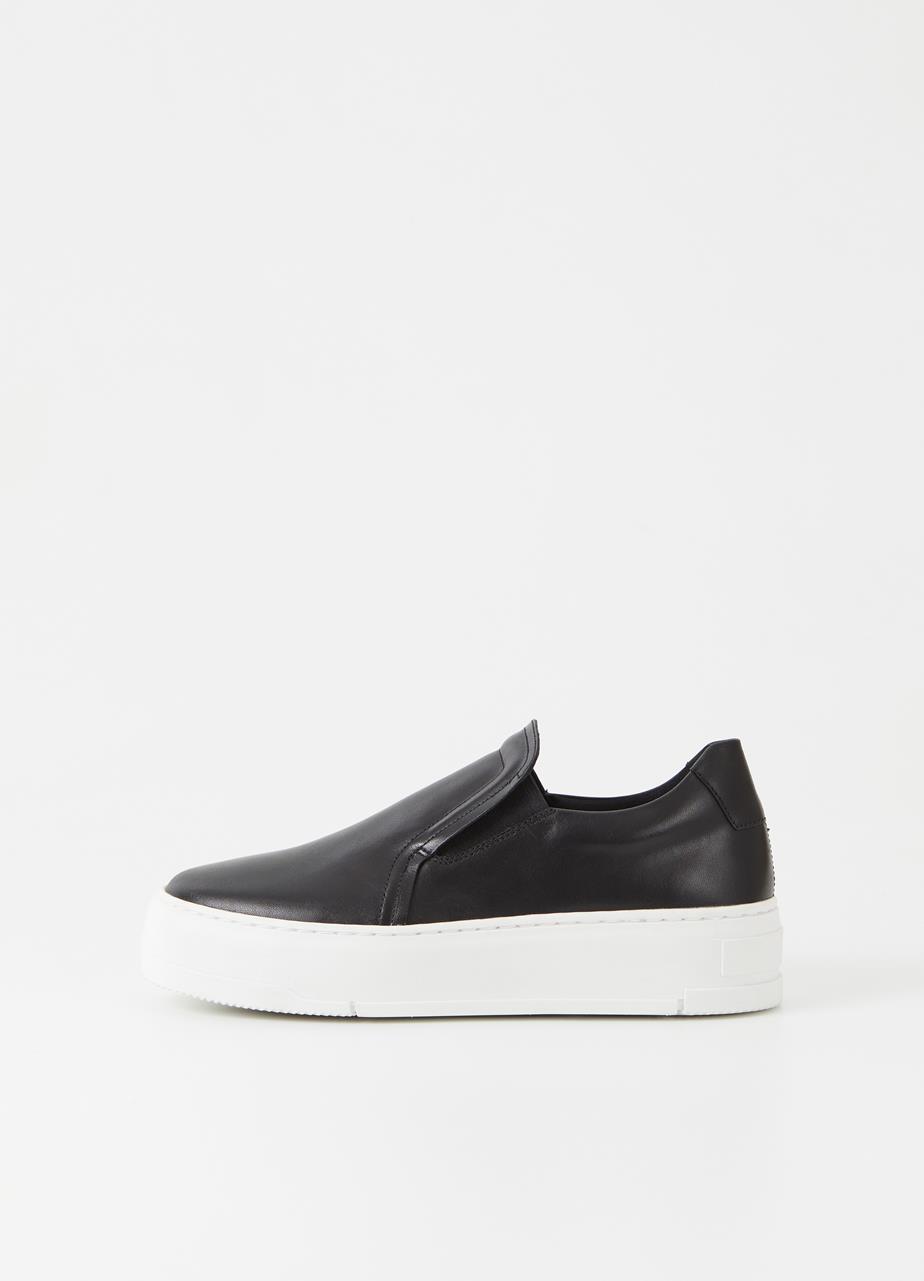 Judy Black Cow Leather Sneakers