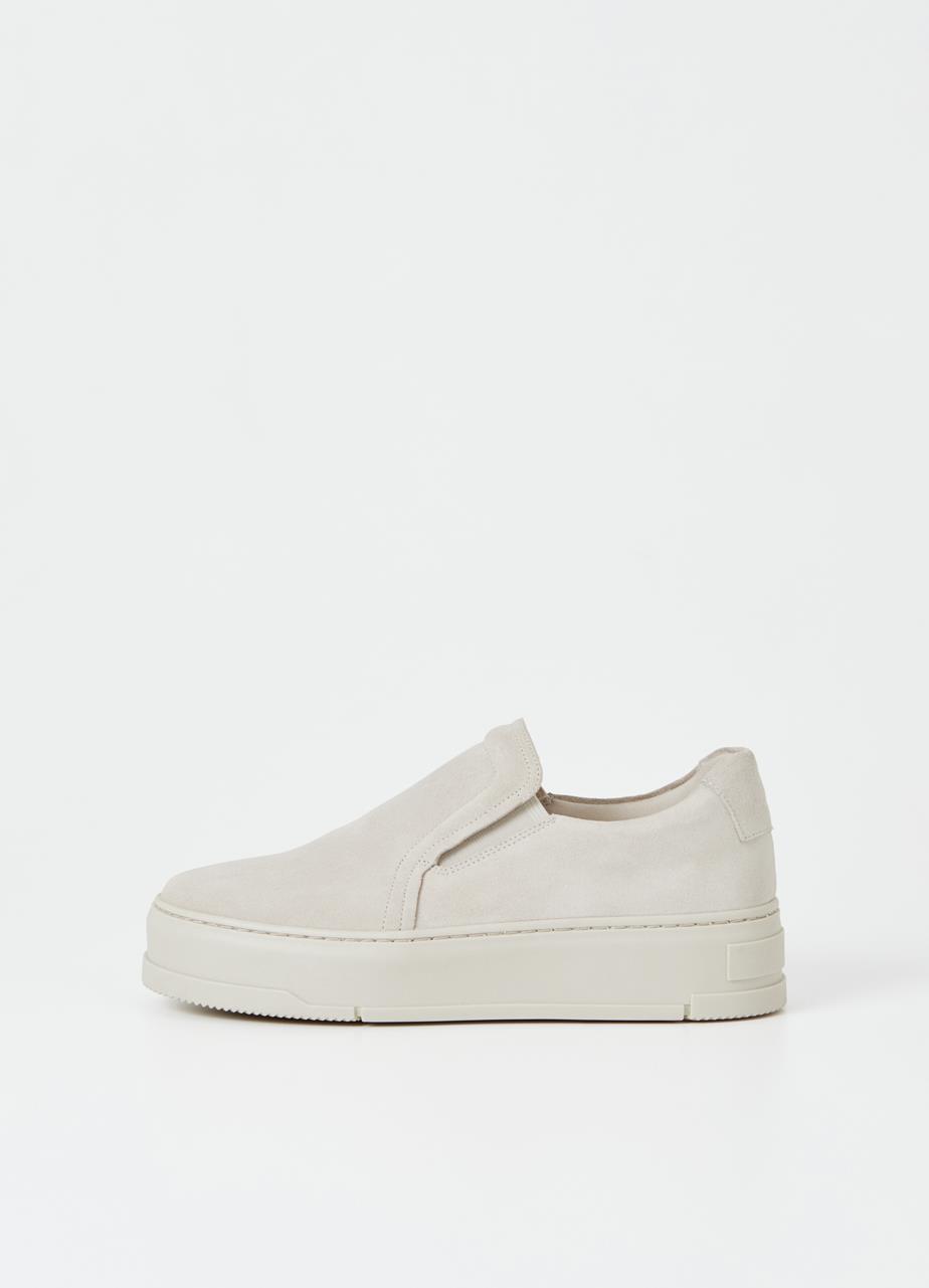 Judy Off White Cow Suede Sneakers