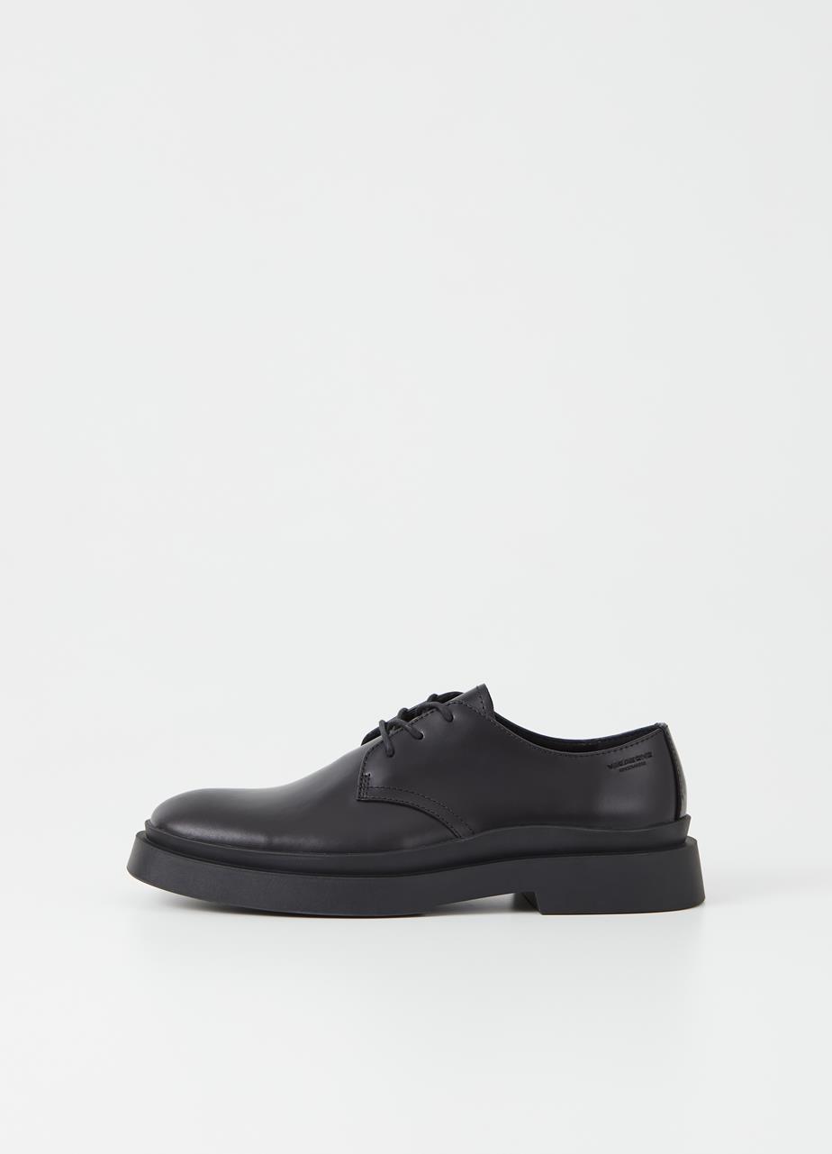Mike Black Cow Leather Shoes