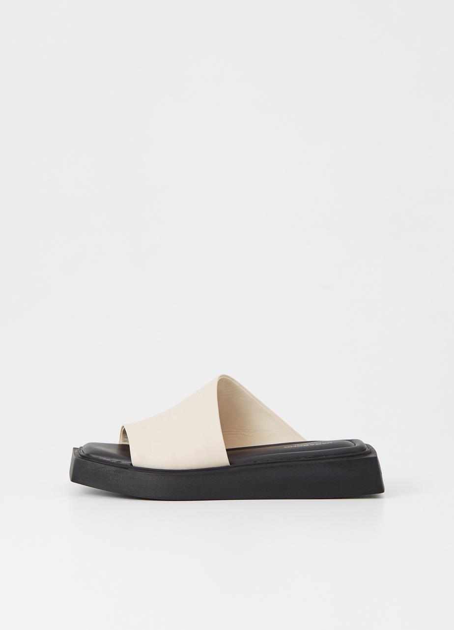 Evy Off White Cow Leather Sandals