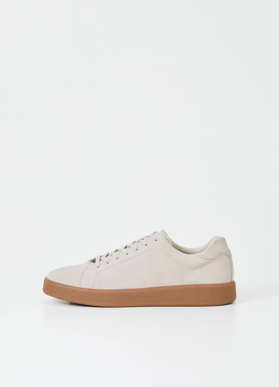 Teo Off White Cow Suede Sneakers