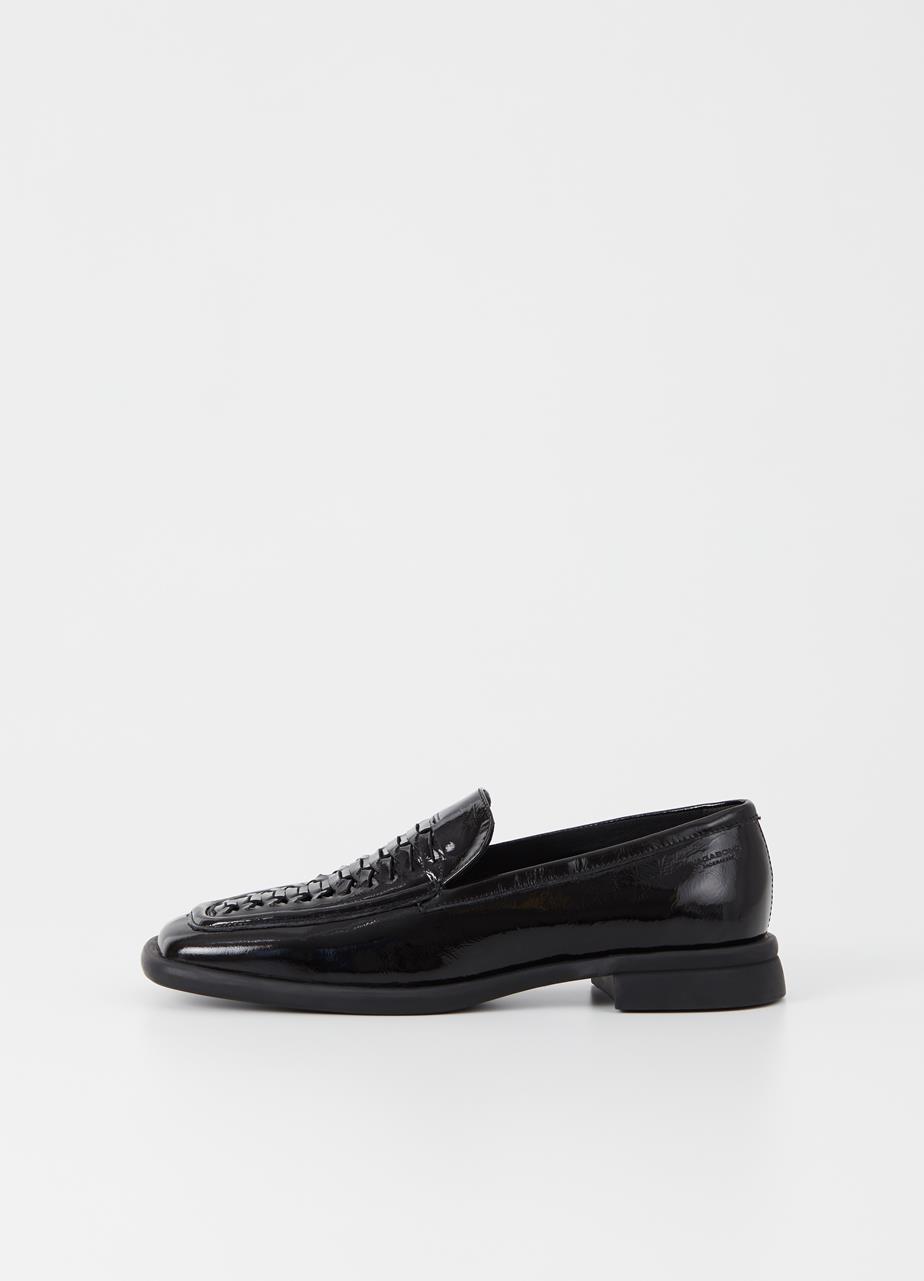 Brittie Black Cow Leather Loafer