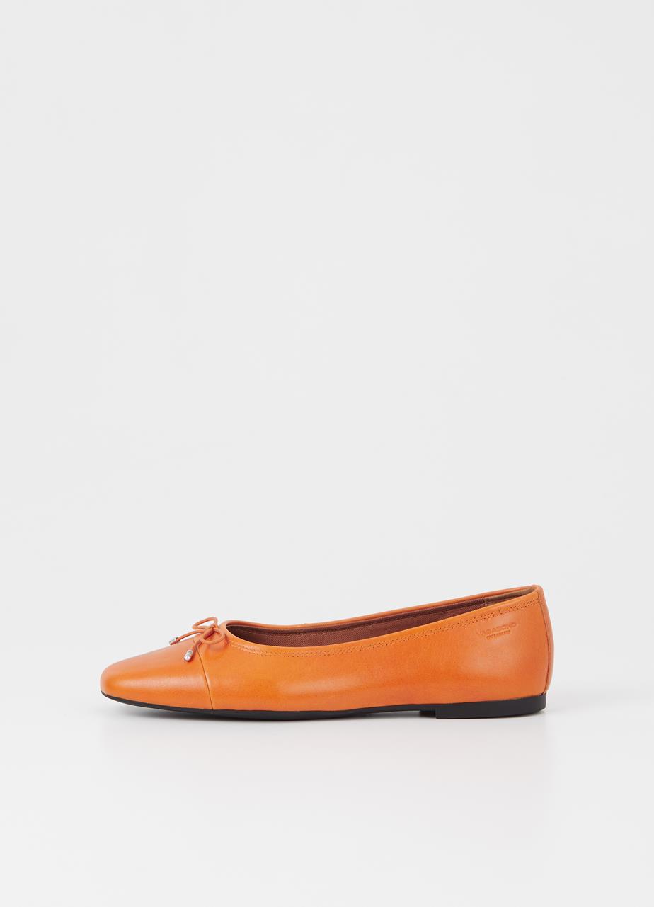 Jolin Orange läder