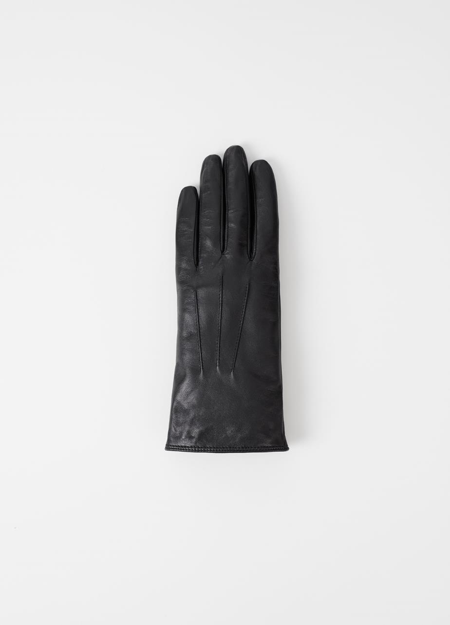 Classic glove w Чёрный leather