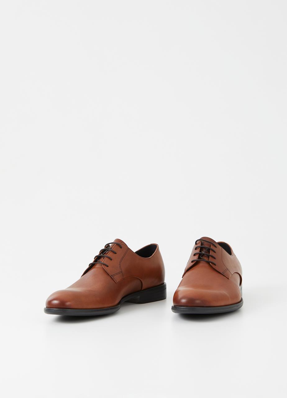Vagabond - Men's Derby Shoes | Black Leather & Brown Vagabond