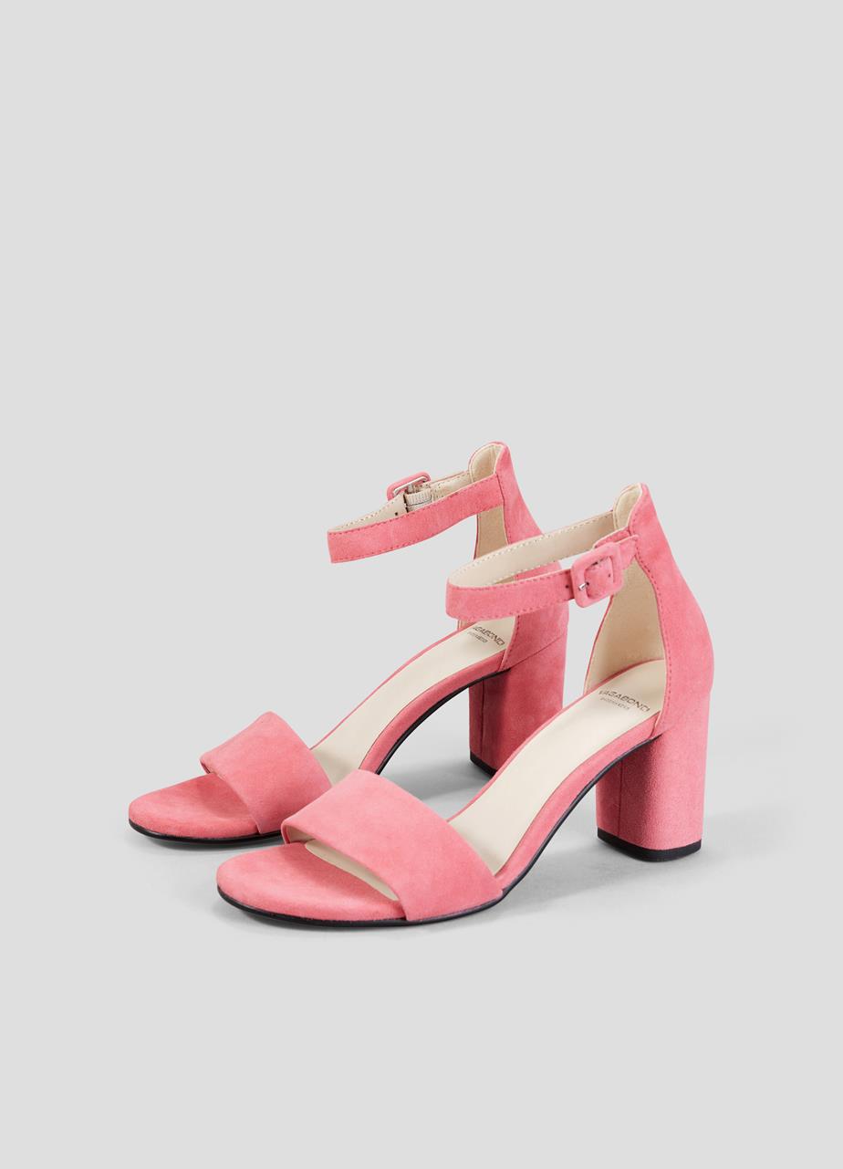 Penny Candy Pink Goat Suede Sandals