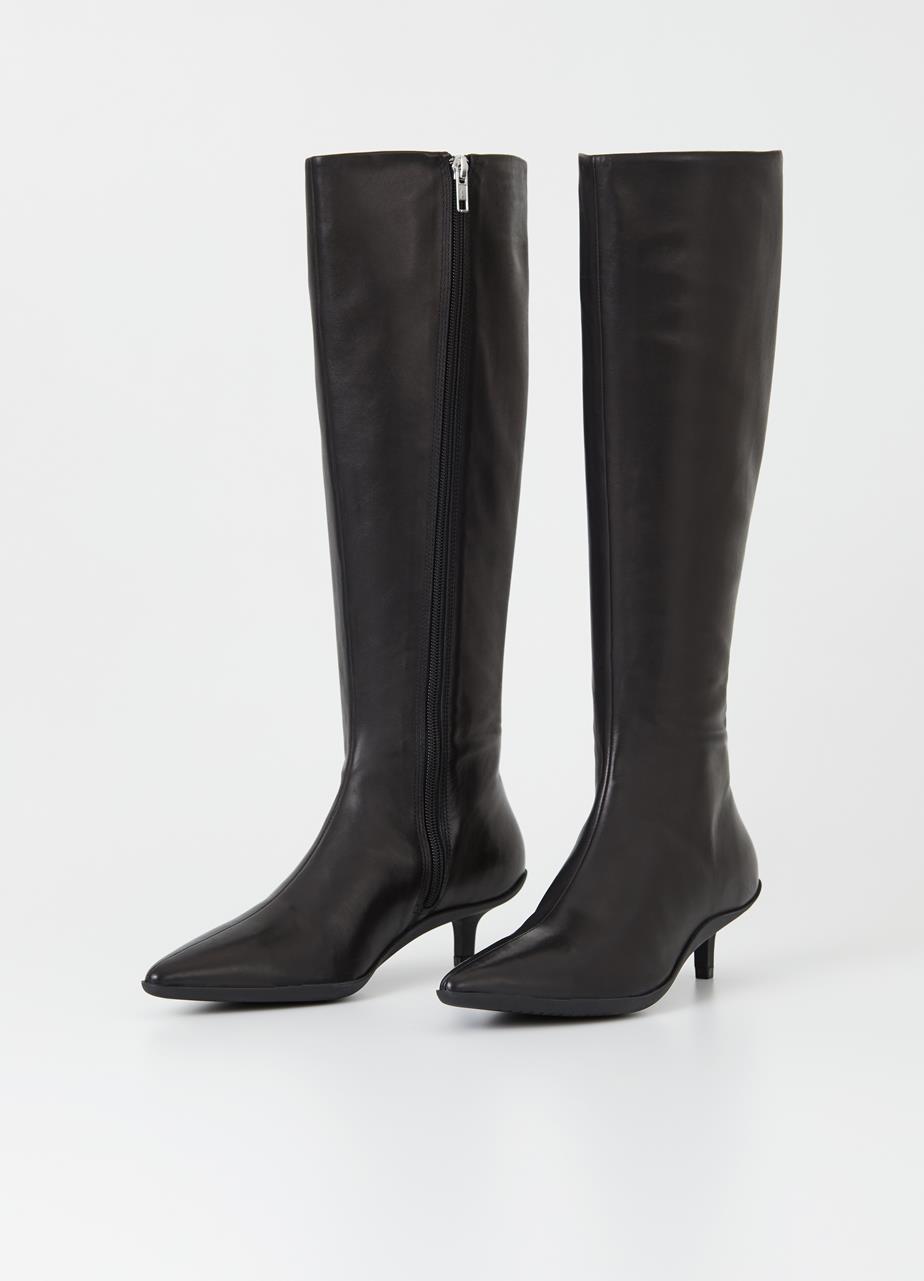 Lydıa tall boots Black leather