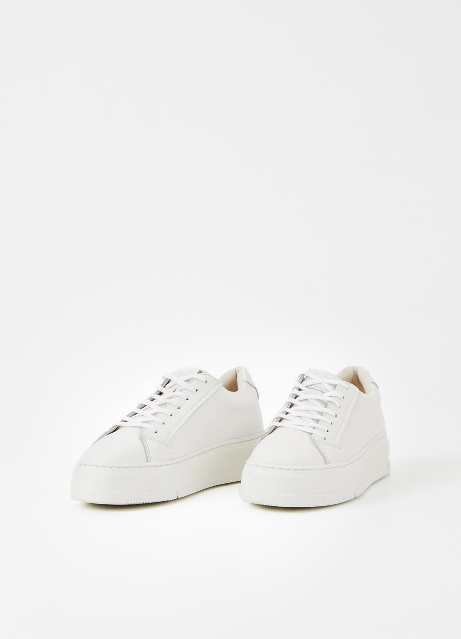 Judy White Cow Leather Sneakers