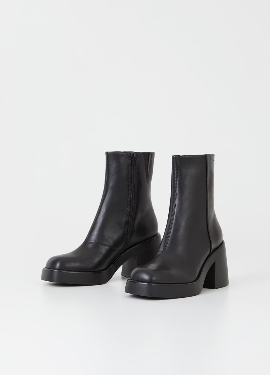 Brooke Black Synthetic Boots