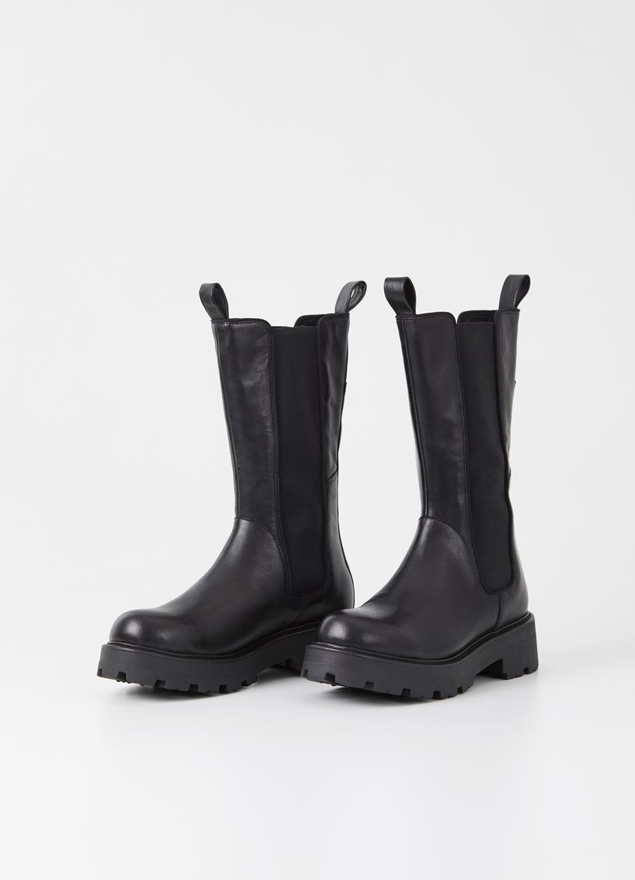 Cosmo 2.0 Black Cow Leather Boots