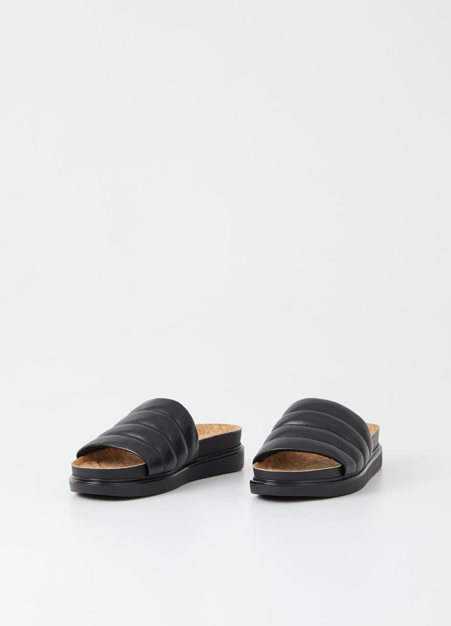 Erin Black Synthetic Sandals