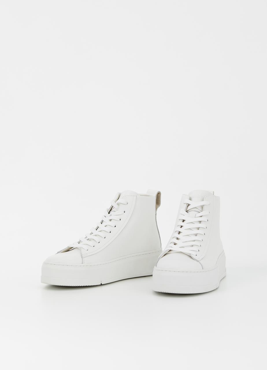 Judy White Cow Leather Sneakers