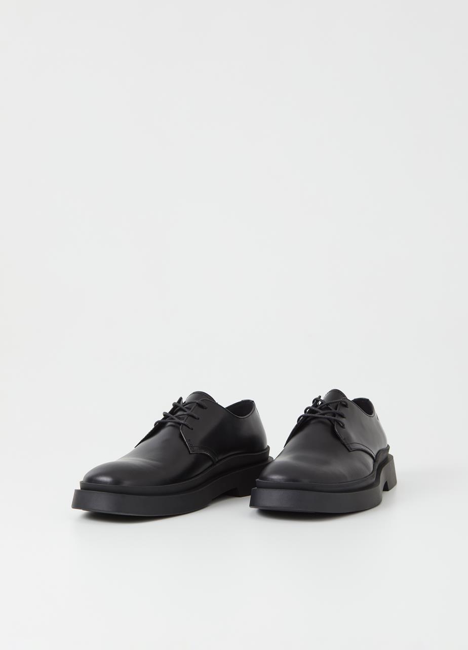 Mike Black Cow Leather Shoes