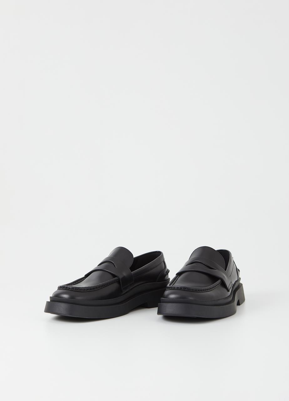 Mike Black Cow Leather Loafer