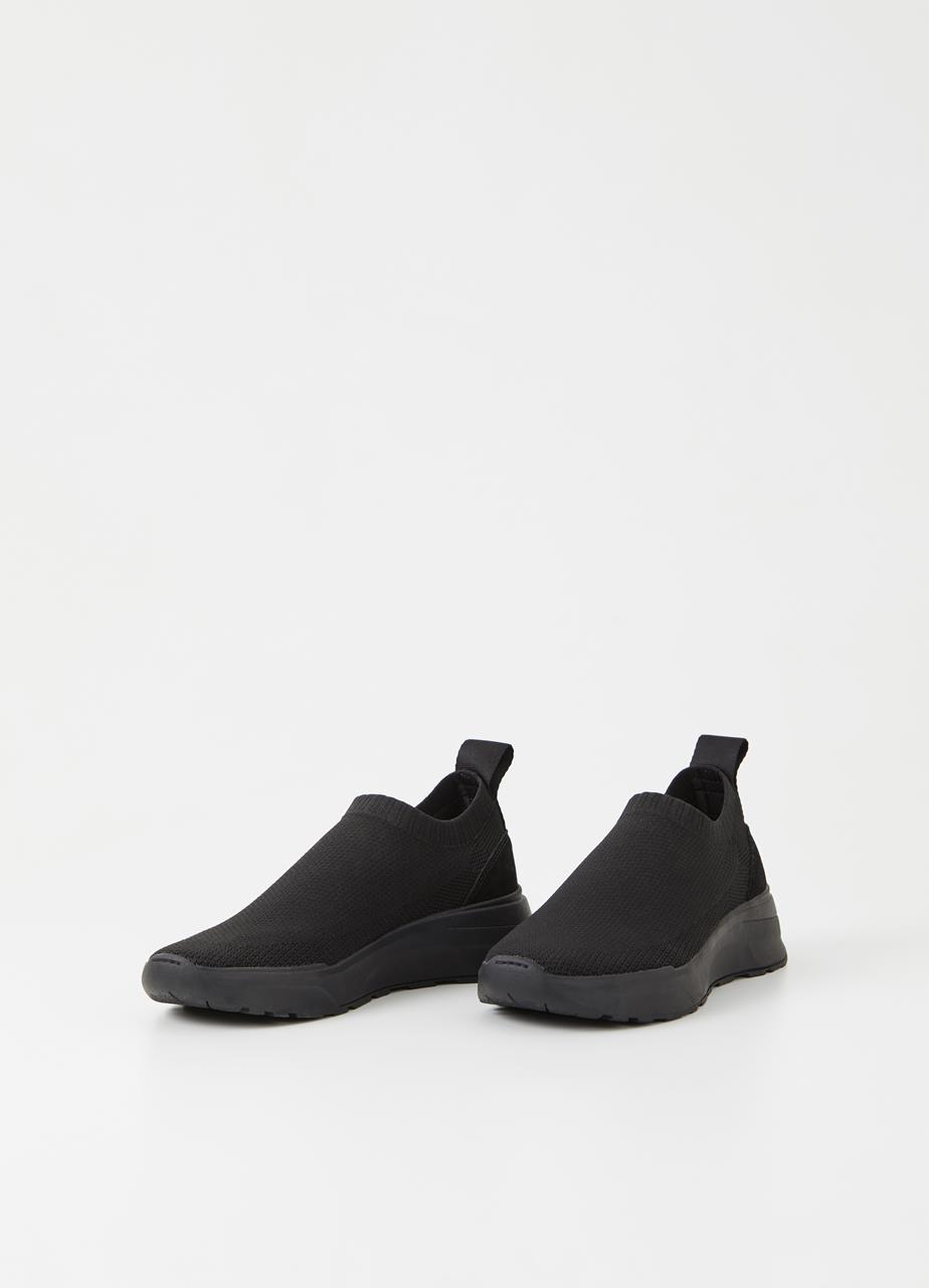 Janessa Black/Black Textile Sneakers