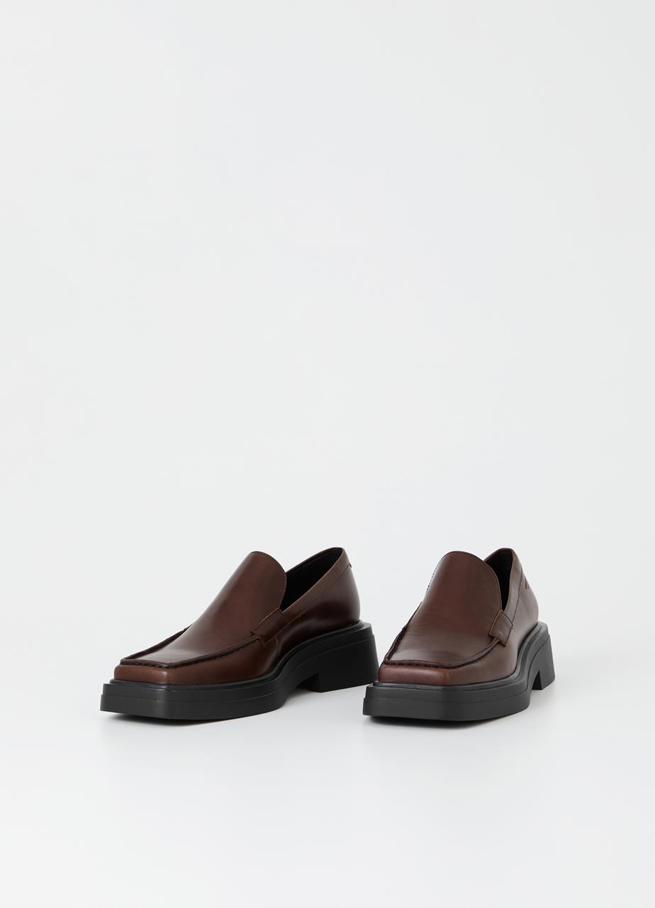 Eyra Brown Cow Leather Loafer